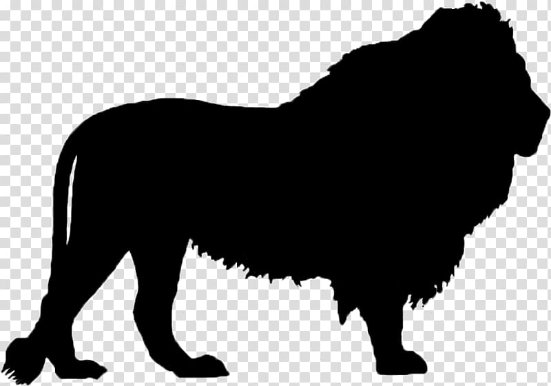 Lion Silhouette , lion transparent background PNG clipart