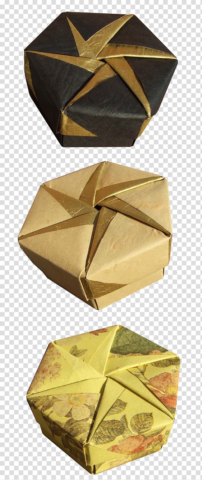 Origami Paper Modular origami Box, origami label transparent background PNG clipart