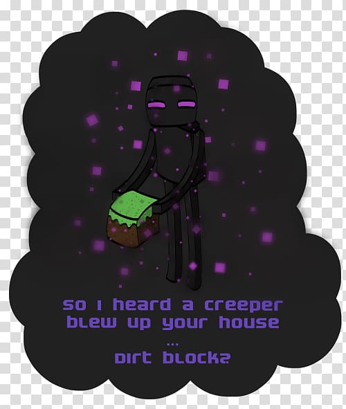 Minecraft Enderman Video game Drawing Fan art, minecraft grass block transparent background PNG clipart