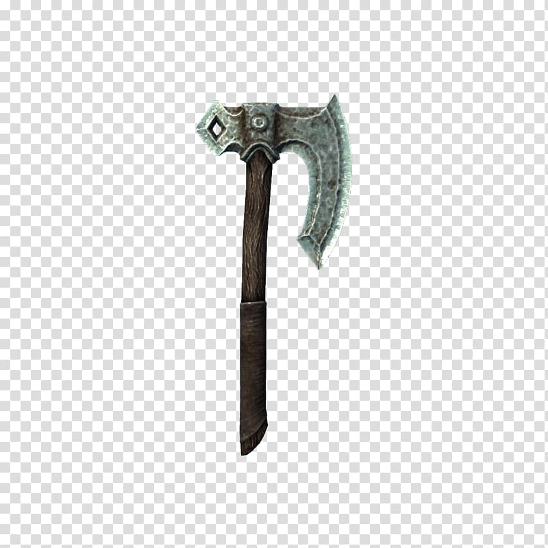 Battle axe The Elder Scrolls V: Skyrim – Dragonborn Video game Zweihänder, Axe transparent background PNG clipart