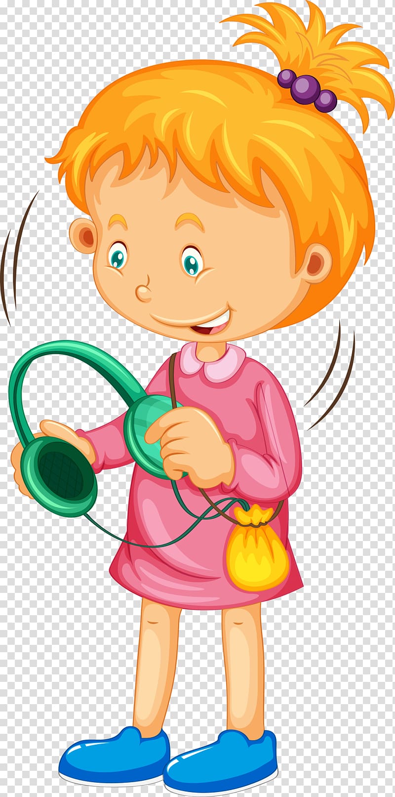 Cartoon Drawing Music Illustration, cartoon creative cute little girl transparent background PNG clipart