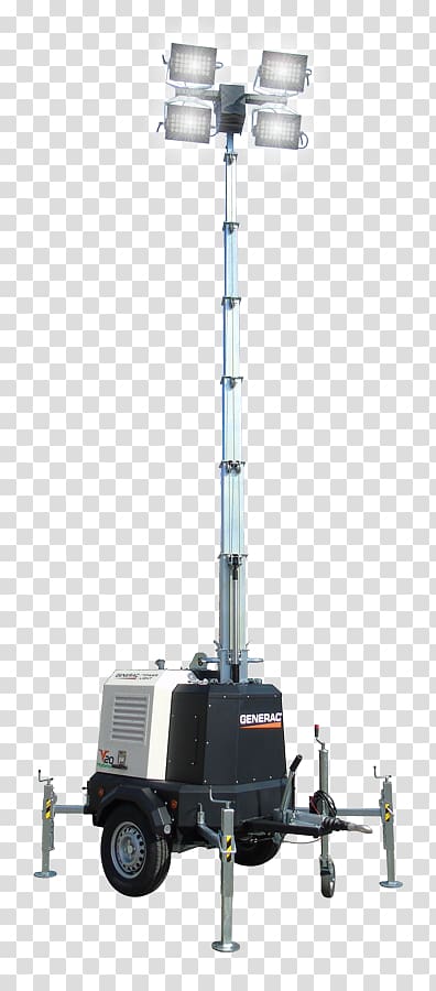 Light tower Electric generator High-mast lighting, Light tower transparent background PNG clipart