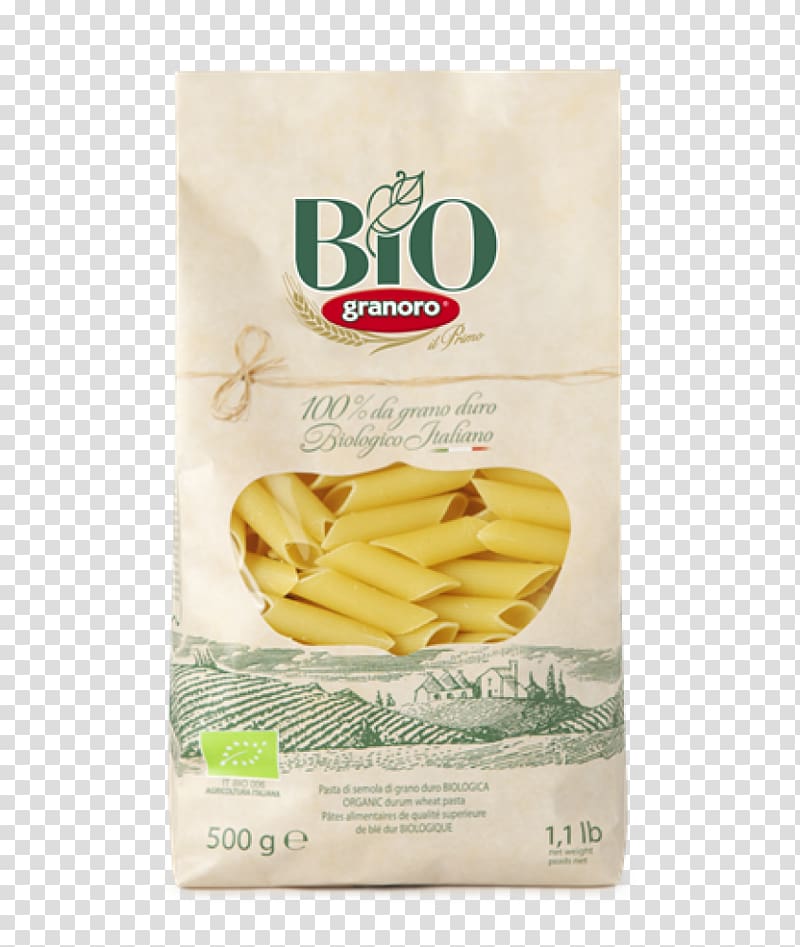 Pasta Italian cuisine Durum Granoro Penne, Pennon transparent background PNG clipart