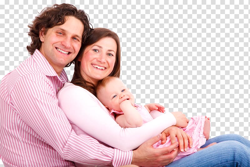 woman carrying baby in front of man, Family medicine Health Care Physician, Happy Young Couple with thier Baby, Pix transparent background PNG clipart