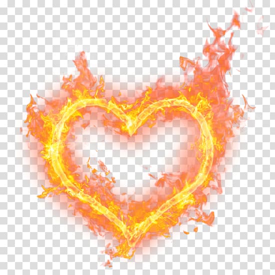 heart fire transparent background PNG clipart