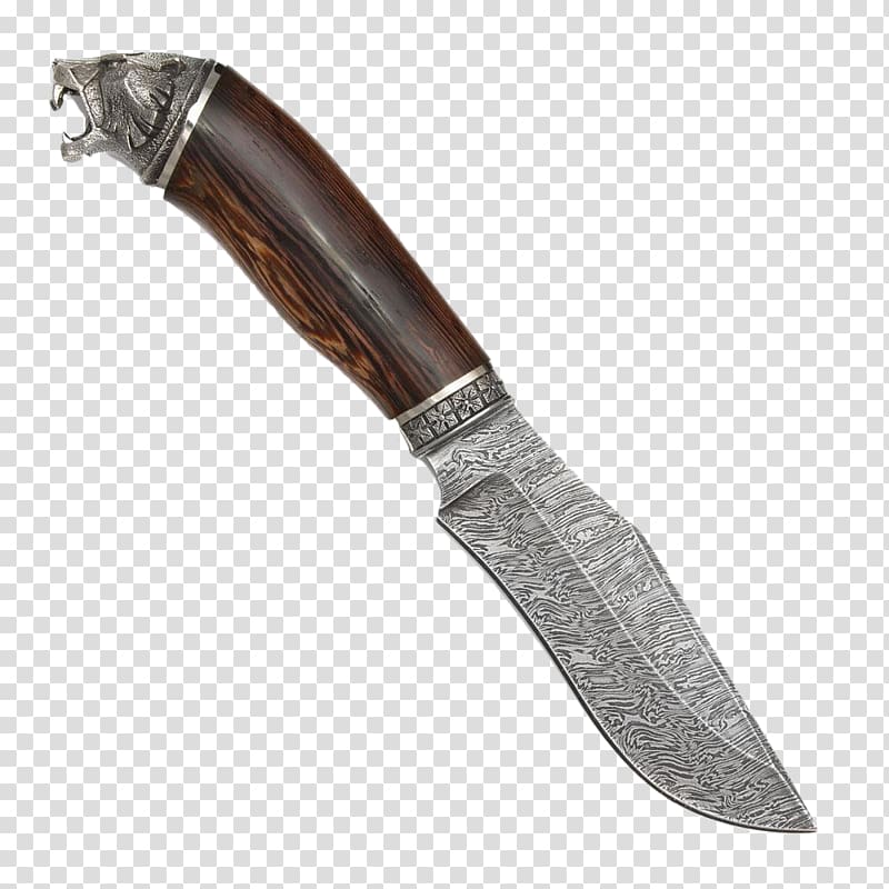 Bowie knife Hunting knife Throwing knife Utility knife, Retro knife pattern transparent background PNG clipart