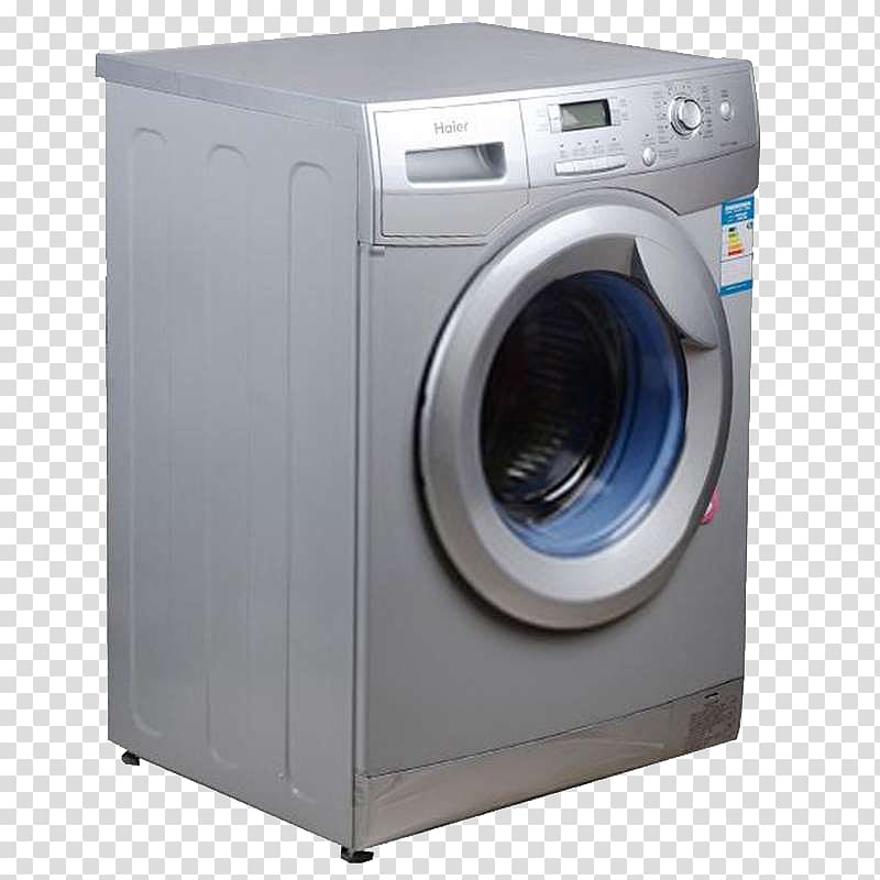 Washing machine Haier Home appliance Laundry, Domestic single barrel of Haier washing machine material transparent background PNG clipart