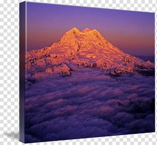 Mount Rainier Geology Badlands National Park Gallery wrap Mountain, mountain transparent background PNG clipart