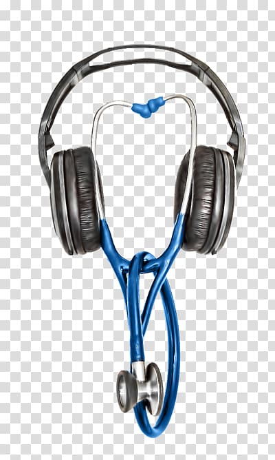 Headphones Headset Audio, blue stethoscope transparent background PNG clipart