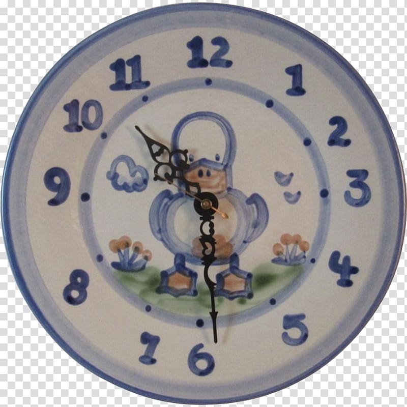 Ceramic Blue and white pottery Joseon white porcelain Clock, Old Farmhouse Kitchen Design Ideas transparent background PNG clipart