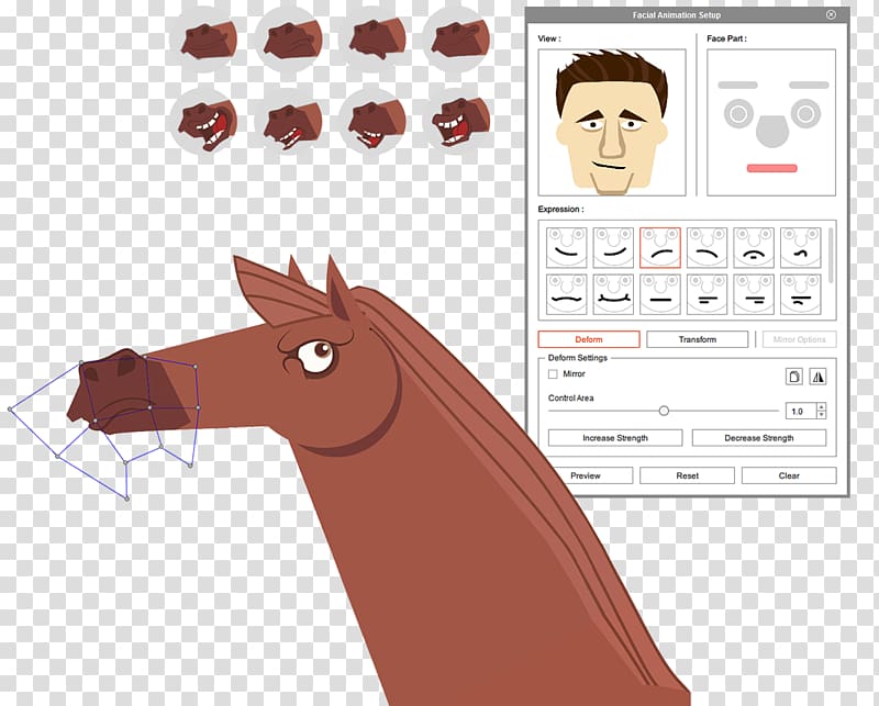 Horse CrazyTalk Cartoon Pony Animation, cartoon Talking transparent background PNG clipart