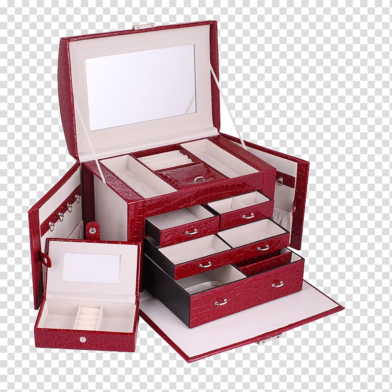 Box Casket Jewellery Luxury goods Packaging and labeling, High-end jewelry box jewelry transparent background PNG clipart