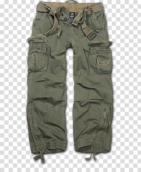 Cargo pants Vintage clothing Olive, olive transparent background PNG clipart