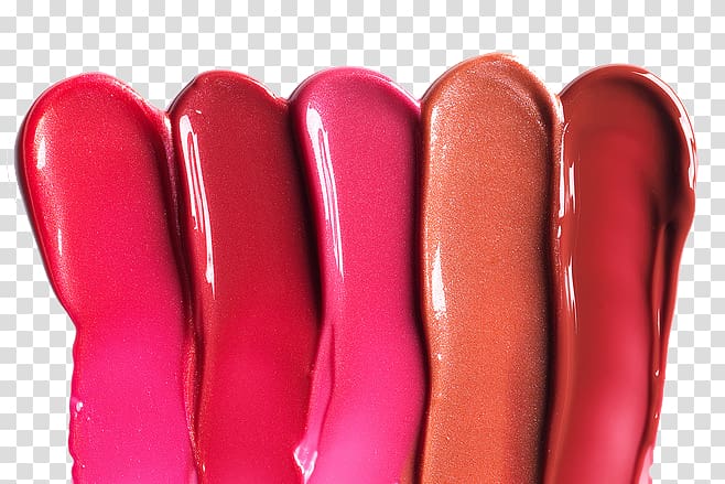five assorted-color lipsticks, Red Lipstick Make-up Color, Lipstick transparent background PNG clipart