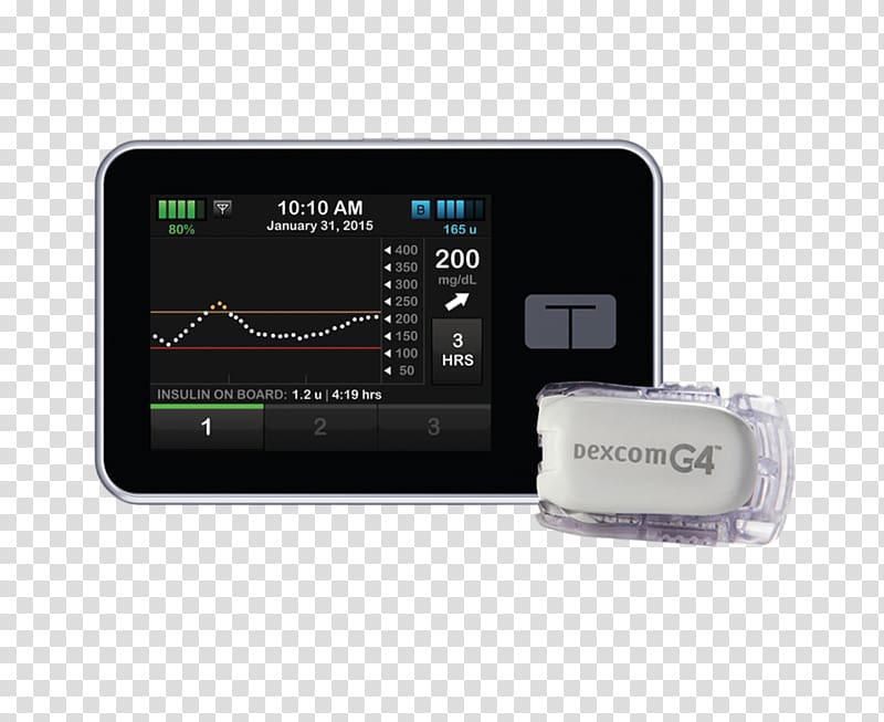 Dexcom Continuous glucose monitor Insulin pump Blood glucose monitoring Diabetes mellitus, Diabetic Products transparent background PNG clipart