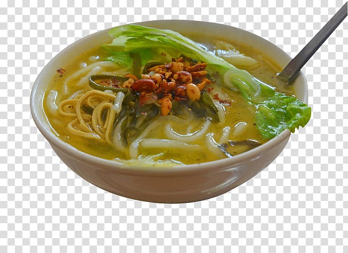 Saimin Thukpa Laksa Kal-guksu Chinese cuisine, Delicious potato flour transparent background PNG clipart