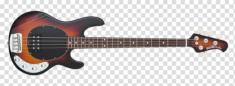 Music Man StingRay 5 Bass guitar Neck-through, bass transparent background PNG clipart