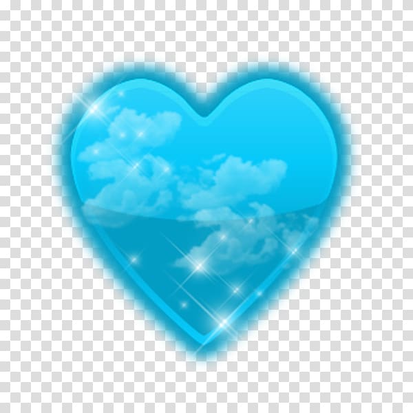 ICO Icon, Simple Heart-shaped blue transparent background PNG clipart