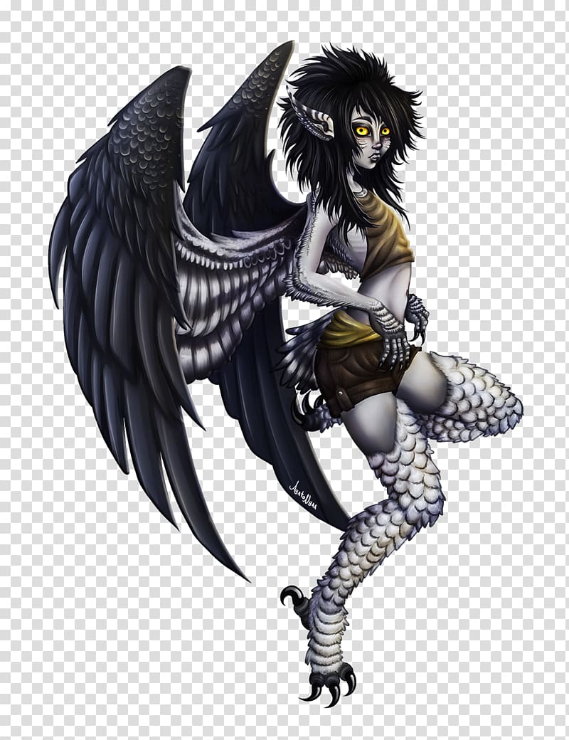 Harpy Aello Greek mythology Ocypete Ωκυπέτη, Harpy Eagle transparent background PNG clipart