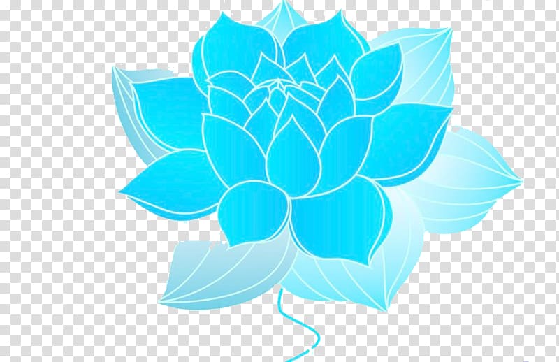 Nelumbo nucifera Blue, Blue Lotus transparent background PNG clipart
