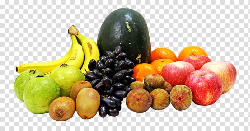 Vegetarian cuisine Fruit Whole food, fruits basket transparent background PNG clipart