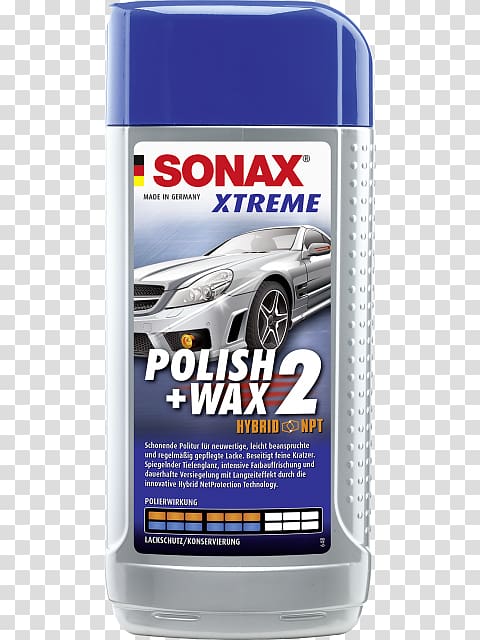 Car Sonax Polish+Wax 2 NanoPro 207200 500 ml Polishing, Car Wax transparent background PNG clipart