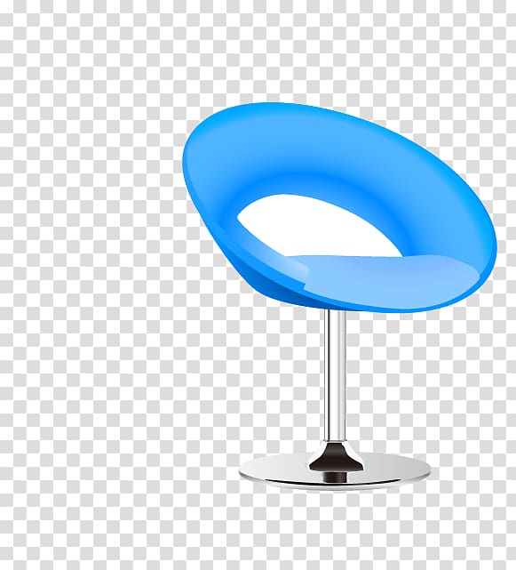 Eames Lounge Chair Table Chaise longue, Blue chair transparent background PNG clipart
