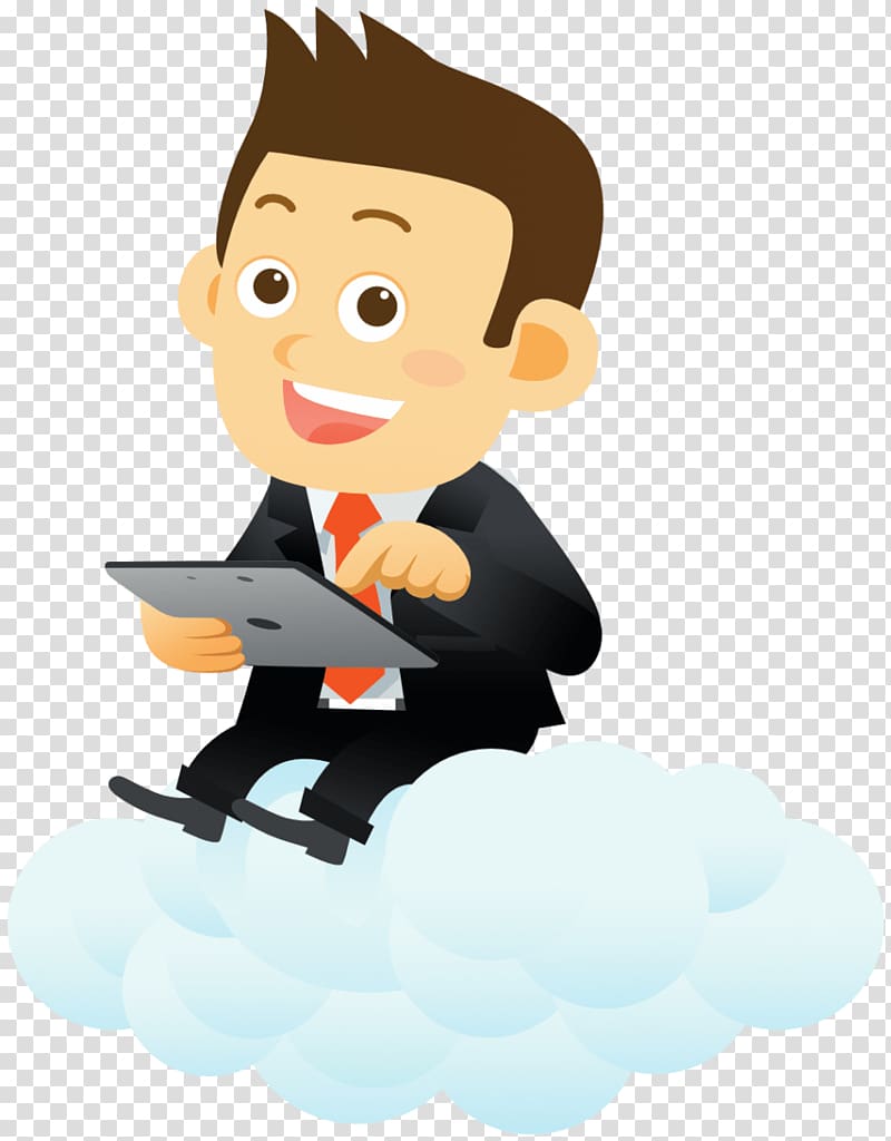 Computer Icons Businessperson Cartoon , business people transparent background PNG clipart