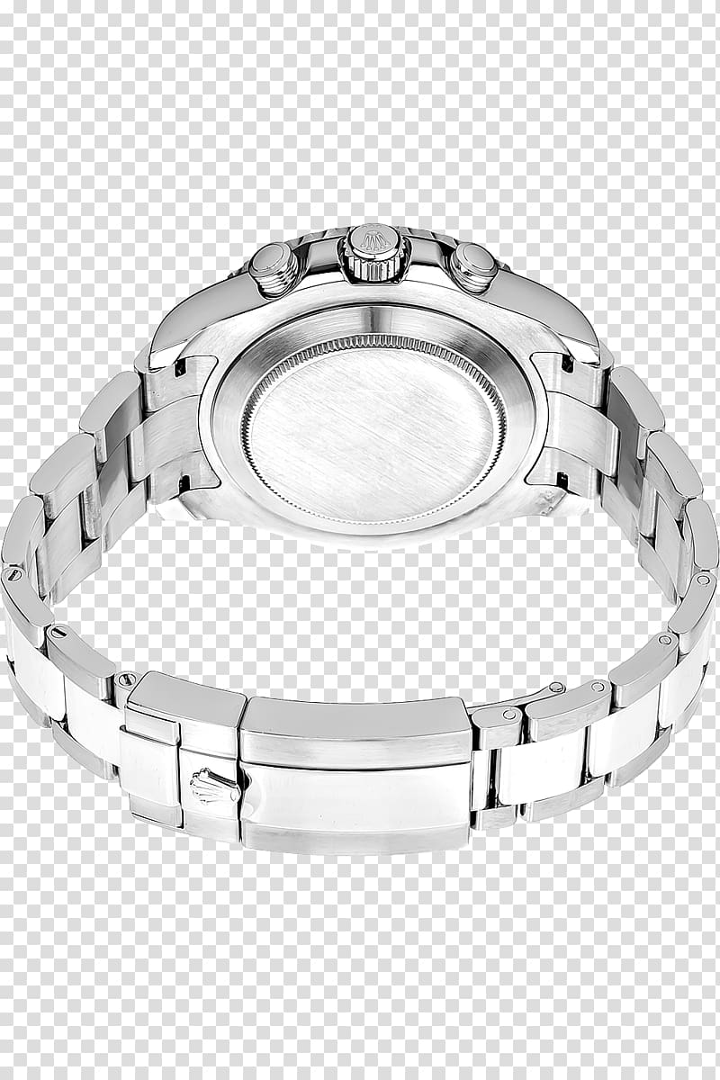 Silver Bracelet Watch strap Wedding ring Jewellery, Rolex Yachtmaster Ii transparent background PNG clipart