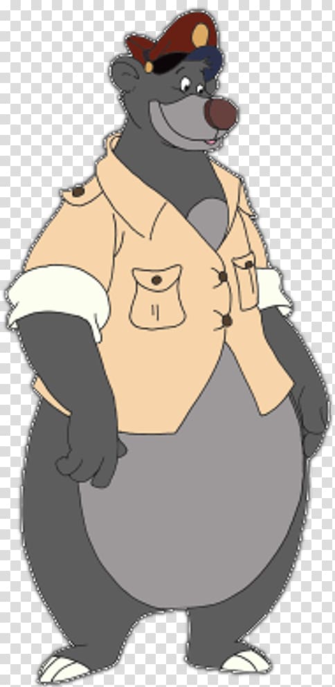 Bear Baloo Animation Character Molly Cunningham, bear transparent background PNG clipart