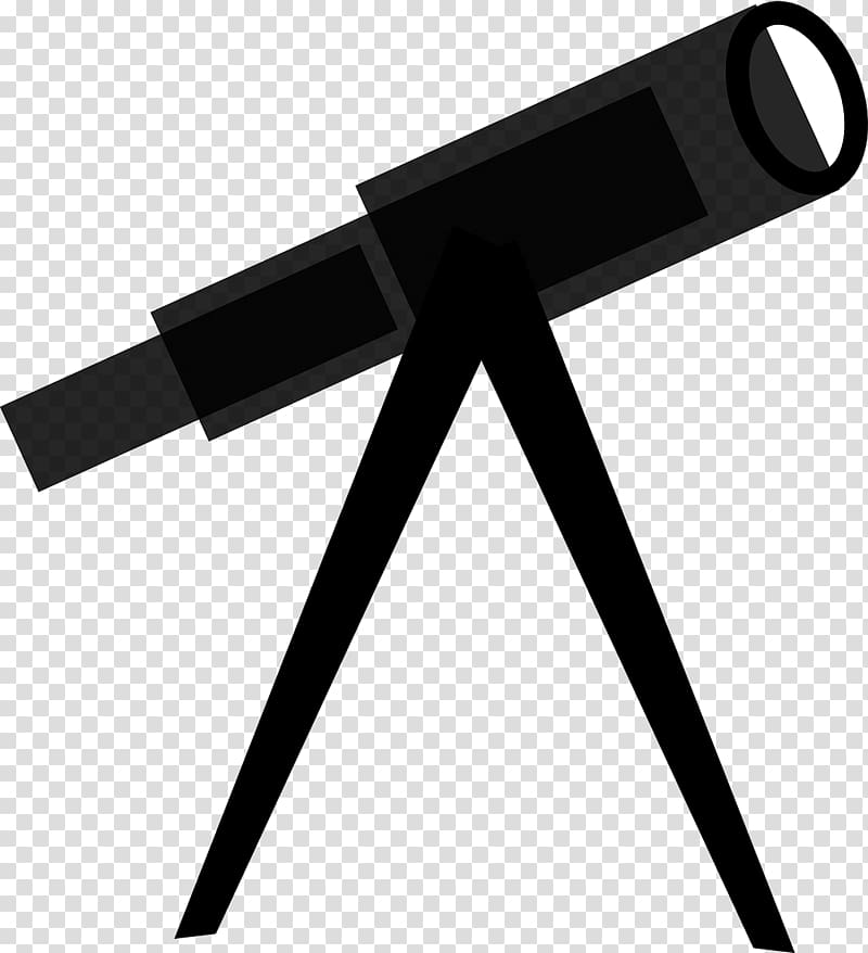 Telescope Black and white , binoculars transparent background PNG clipart