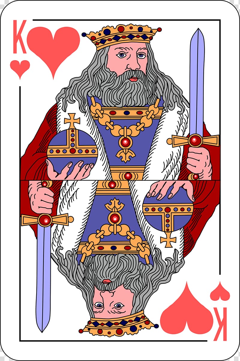 King of Hearts Playing card Ace, ace card transparent background PNG clipart
