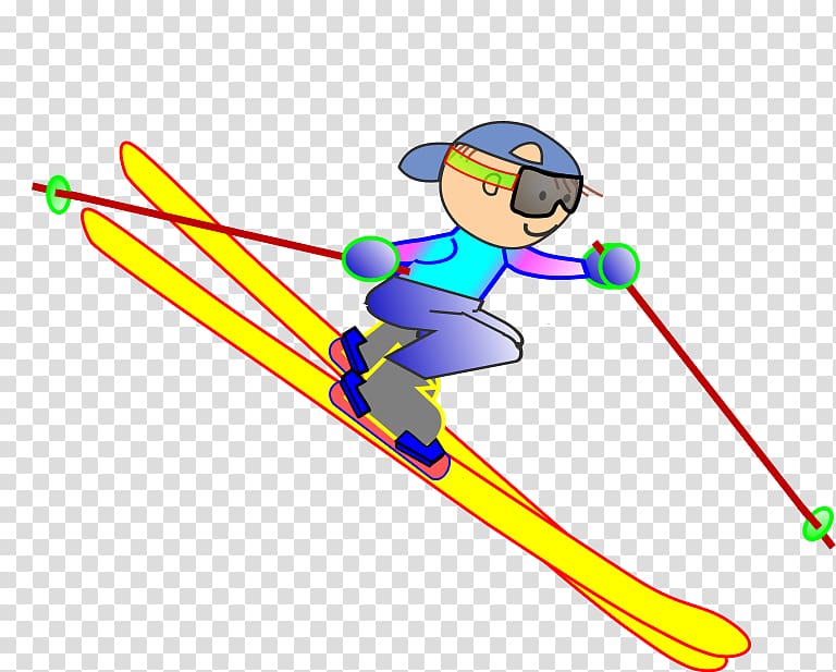 Winter Olympic Games Alpine skiing , skiing transparent background PNG clipart