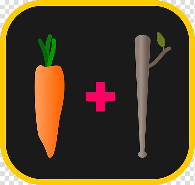 Carrot and stick Motivation Metaphor Vegetable, carrot transparent background PNG clipart