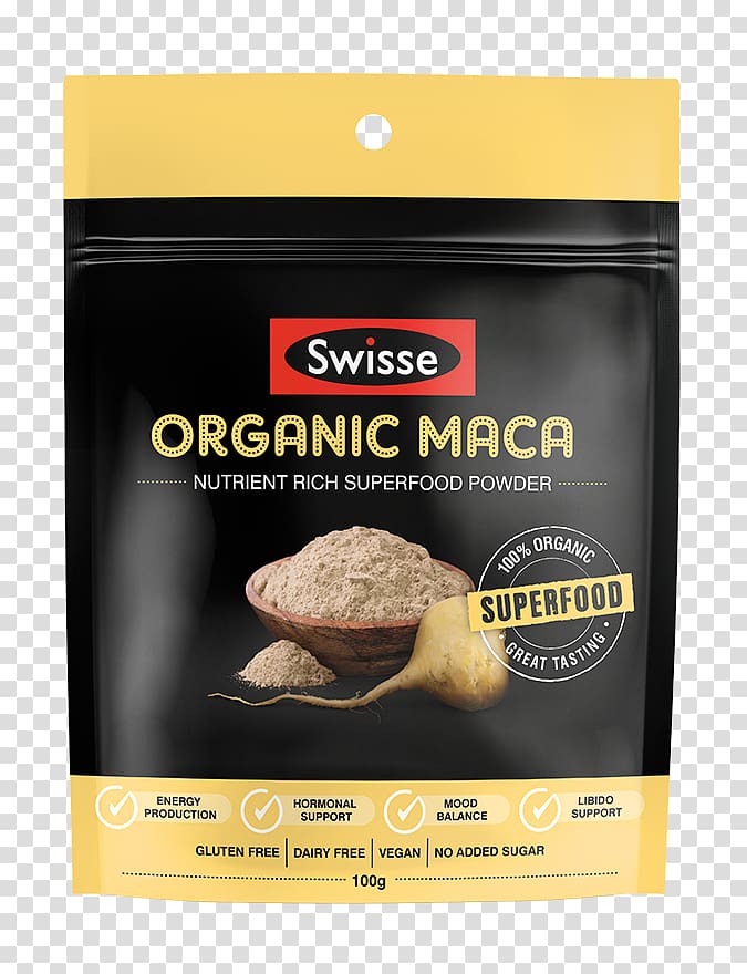 Dietary supplement Swisse Superfood Maca, peruvian maca transparent background PNG clipart