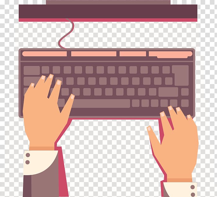 Computer keyboard Computer mouse Typing, keyboard button creative decorative patterns Free transparent background PNG clipart
