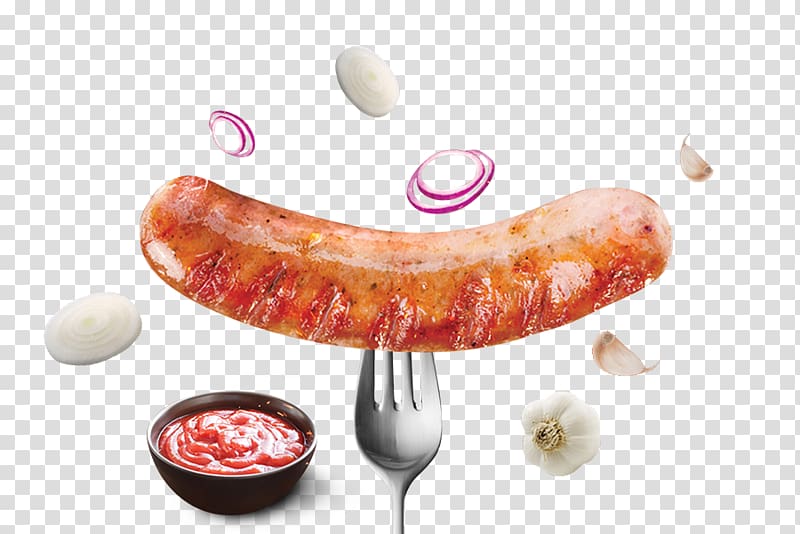 Bratwurst Bánh bao Bockwurst Thuringian sausage, sausage transparent background PNG clipart
