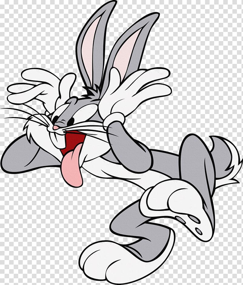 Looney Tunes Bugs Bunny illustration, Bugs Bunny Daffy Duck Tweety Cartoon , Bugs Bunny transparent background PNG clipart