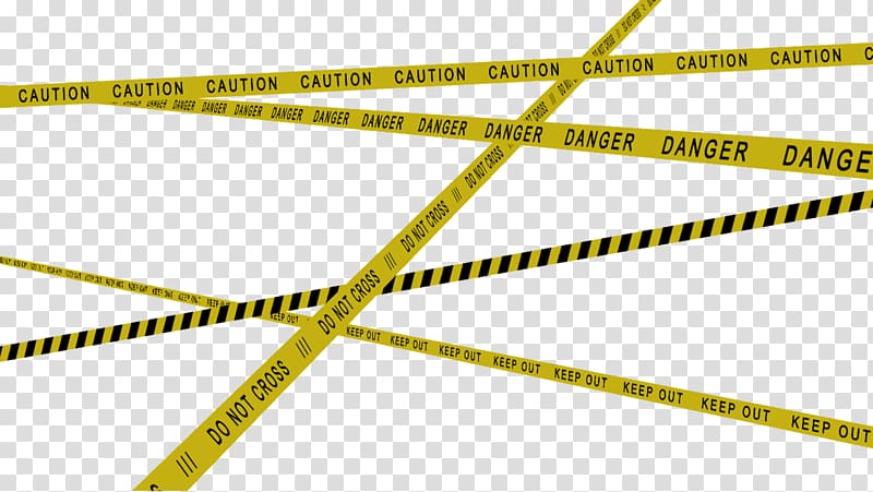 yellow and black Do Not Cross-printed line, Adhesive tape Barricade tape , Police tape transparent background PNG clipart