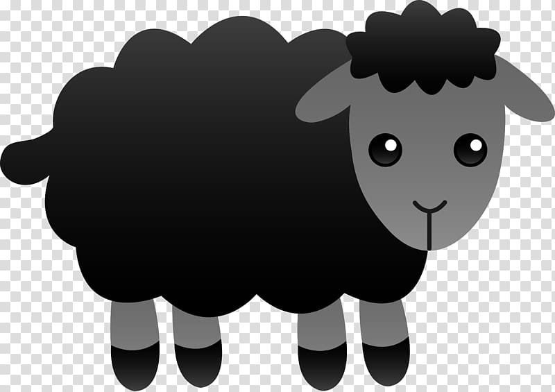 Baa, Baa, Black Sheep Baa Baa Black Sheep Nursery Rhyme , Cartoon Sheep transparent background PNG clipart