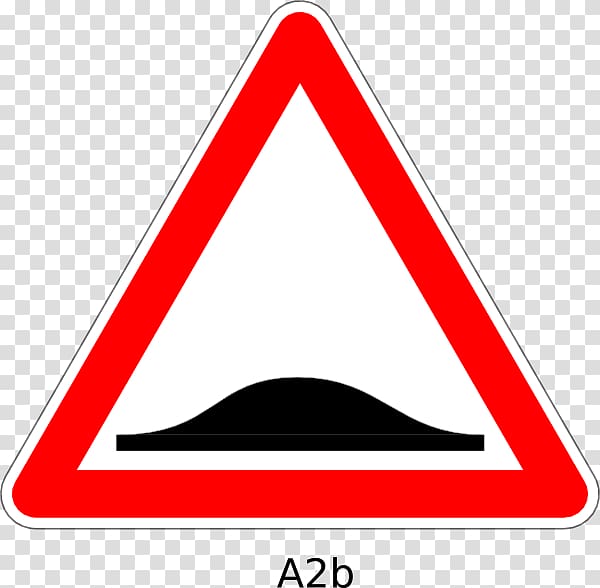Traffic sign Speed bump Road signs in Singapore Car, bicycle transparent background PNG clipart