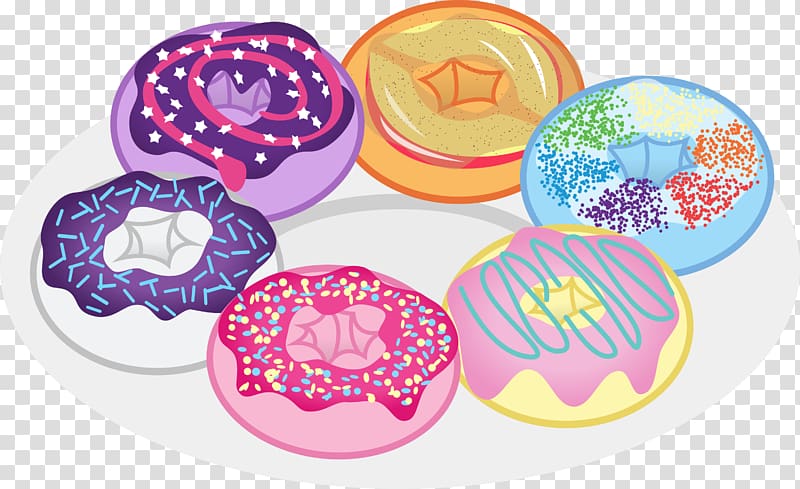Donuts Pony Rainbow Dash Pancake Pirozhki, Food Poster transparent background PNG clipart