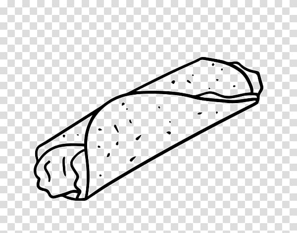Burrito Mexican cuisine Wrap Baguette Drawing, bread pasta transparent background PNG clipart