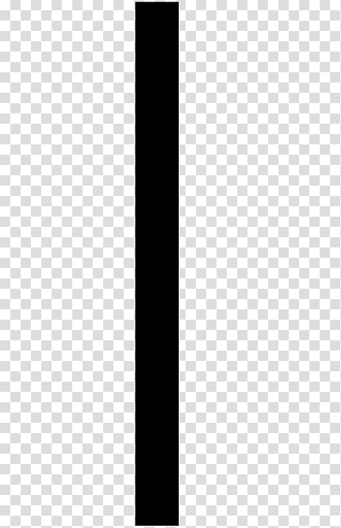 Vertical bar Character , straight line transparent background PNG clipart