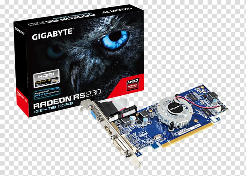 Graphics Cards & Video Adapters Radeon Advanced Micro Devices PCI Express Graphics processing unit, Amd Radeon transparent background PNG clipart
