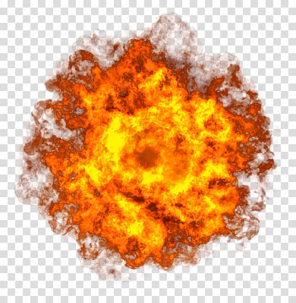 flame illustration, Explosion Circle transparent background PNG clipart
