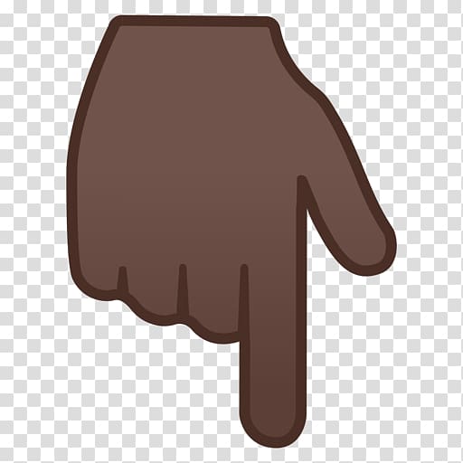 Thumb Human skin color Index finger Dark skin Emoji, Emoji transparent background PNG clipart