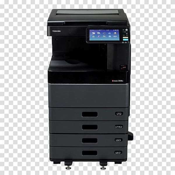 copier Multi-function printer Toshiba Standard Paper size Printing, copying transparent background PNG clipart
