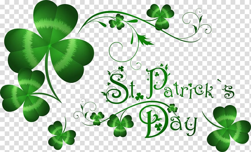 Saint Patricks Day March 17 Irish people Party Irish diaspora, Clover transparent background PNG clipart