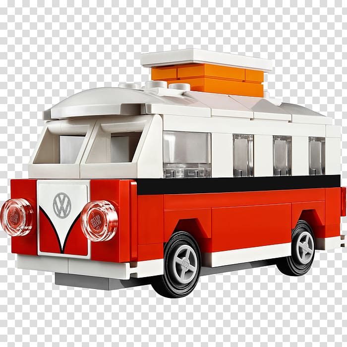 Volkswagen Type 2 LEGO 10220 Creator Volkswagen T1 Camper Van Lego Creator,  volkswagen transparent background PNG clipart